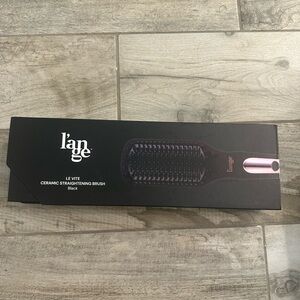 L'ange Black and Rose Gold Ceramic Straightening Brush